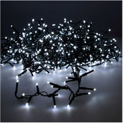 Guirlande scintillante compact EDM - esprit de Noël - blanc froid - ampoules LED - 11 m - 72261