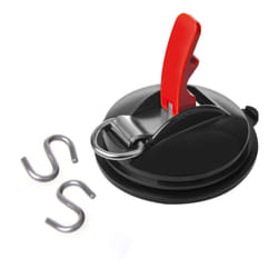 Proplus - Fixation ventouse avec anneau et 2 crochets forme s 758082