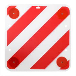 ProPlus Panneau d'avertissement arrière plastique réflecteurs 50x50 cm