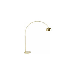 Lampe de sol design 39x170x190/205 cm en métal plaqué laiton