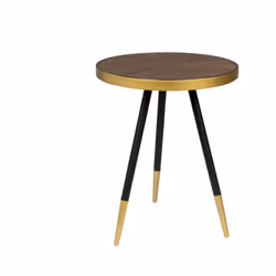 White Label Living Denise, Fer, Panneaux MDF, Noyer, 20 kg, Denise, 440 mm, 440 mm, 450 mm