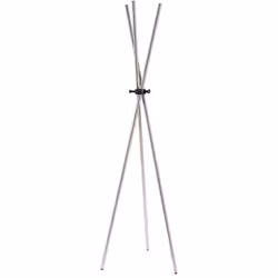 White Label Living Darwin, Acier, Polypropylène (PP), Chrome satin, 440 mm, 510 mm, 1740 mm, 2,7 kg