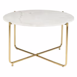 White Label Living Timpa, Laiton, Marbre, 10 kg, Timpa, 700 mm, 700 mm, 400 mm
