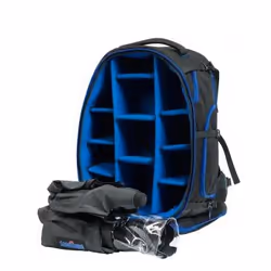 camRade run&gunBackpack Large Sac à dos Noir, Bleu