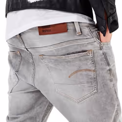 Jean homme G STAR 3301 Tapered - Gris - Coupe ajustée - Taille standard