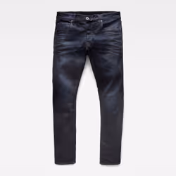 Jeans - G STAR - 3301 Tapered Visor Stretch Denim Dk Aged - Bleu - Rouge - Regular - Homme