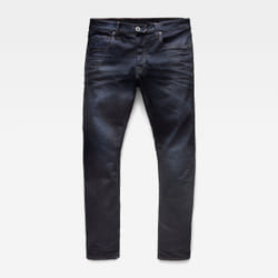 Jeans - G STAR - 3301 Tapered Visor Stretch Denim Dk Aged - Bleu - Rouge - Regular - Homme