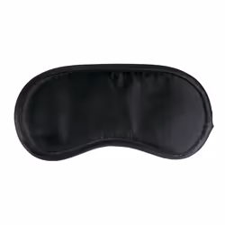 EasyToys Fetish Collection Masque noir de bandage des yeux en satin, Noir, Monochromatique, Polyester, 16 g, 255 mm, 110 mm