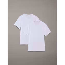 Calvin Klein 000NB1088A-100-L, Tee-shirt, Adulte, Mâle, Blanc, Monochromatique, L