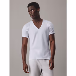 Calvin Klein 000NB1089A-100-S, Tee-shirt, Adulte, Mâle, Blanc, Monochromatique, S