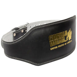Ceinture de force - ceinture de soutien Gorilla wear - 9910790015 - Ceinture de fitness lombaire en cuir lombaire - 6 Inch
