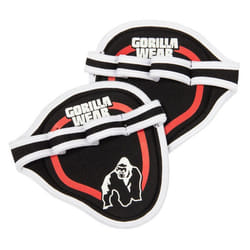 Grips pour mains Gorilla Wear - Palm Grip Pads - Black/Red Taille unique