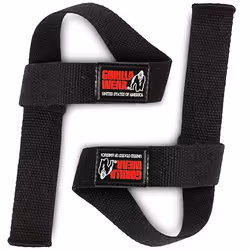 Sangles de tirage - Gorilla Wear - Non Padded Lifting Straps - Taille unique - Couleur noire - Usage intensif