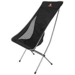TravelSafe chaise de camping York 53 x 36 x 100 cm aluminium noir