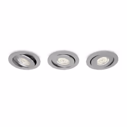 Philips myLiving Spot à encastrer, Spot lumineux encastrable, Ampoule(s) non remplaçable(s), 3 ampoule(s), LED, 13,5 W, Alumi ...