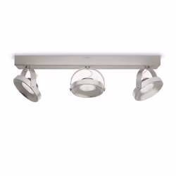 Philips Dimmable LED Spot triple Spur, Spot d'éclairage de surface, Ampoule(s) non remplaçable(s), 3 ampoule(s), LED, 13,5 W, ...