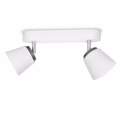 Philips myLiving Spot, Spot d'éclairage de surface, Ampoule(s) non remplaçable(s), 2 ampoule(s), LED, 8 W, Blanc