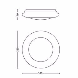 Philips myLiving Plafonnier