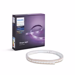 Philips Hue White and Color ambiance LIGHTSTRIP PLUS EU/RU BASE, Blanc, LED, Variable, 1600 lm, 20 W, Chambre à coucher, Salo ...