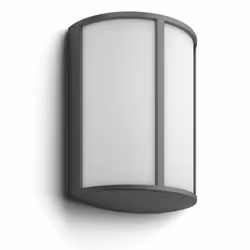 Philips myGarden Applique murale, Éclairage mural extérieur, Anthracite, Blanc, Aluminium, IP44, II, Surface