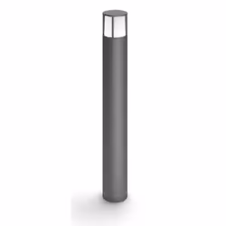 Philips myGarden Borne/lampadaire, Piedestal extérieur/Lampadaire, Anthracite, Blanc, Aluminium, IP44, Jardin, Patio, II