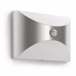 Philips myGarden Applique murale, Éclairage mural extérieur, Acier inoxydable, Blanc, Acier inoxydable, IP44, II, Surface
