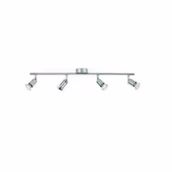 Type spot intérieur ; Matériau : métal Couleur chrome Degré de protection IP20 Nombre de lumières 4 Attaque GU10 Ampoule max. ...