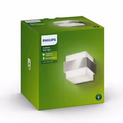 Philips myGarden Applique murale, Éclairage mural extérieur, Acier inoxydable, Blanc, Acier inoxydable, Synthétiques, IP44, J ...