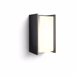 Philips Hue White Applique murale extérieure Turaco, Éclairage mural intelligent, Anthracite, LED, E27, Blanc chaud, 806 lm