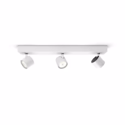 Philips WarmGlow LED Spots plafond/mur Star 3 x 16,5 W, Spot d'éclairage de surface, Ampoule(s) non remplaçable(s), 3 ampoule ...