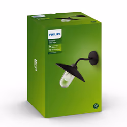 Philips myGarden Applique murale, Éclairage mural extérieur, Noir, Aluminium, Synthétiques, IP44, I, Surface