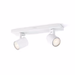 Philips myLiving 5309231P0, Spot d'éclairage de surface, GU10, 2 ampoule(s), LED, 7 W, 2700 K