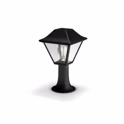Philips myGarden Borne/lampadaire, Piedestal extérieur/Lampadaire, Noir, Aluminium, Verre, IP44, Jardin, Patio, I