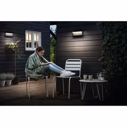 Philips myGarden Applique murale, Éclairage mural extérieur, Anthracite, Aluminium, Synthétiques, IP44, Jardin, Patio, I