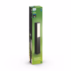 Philips myGarden Borne/lampadaire, Piedestal extérieur/Lampadaire, Anthracite, Aluminium, Synthétiques, IP44, Jardin, Patio, ...
