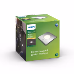 Philips myGarden Spot à encastrer, Éclairage de spot extérieur, Acier inoxydable, Acier inoxydable, Synthétiques, IP67, Jardi ...