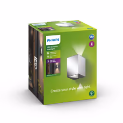 Philips myGarden Applique murale, Éclairage mural extérieur, Acier inoxydable, Acier inoxydable, IP44, Jardin, Patio, I