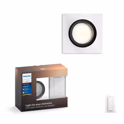 Philips Hue White ambiance Spot à encastrer Milliskin, Spot encastrable, Aluminium, LED, GU10, Blanc froid, 2200 K