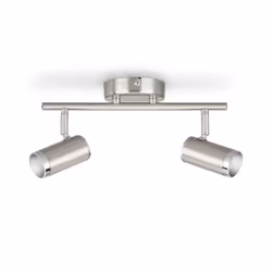 Philips myLiving Spot 5013611P1, Spot lumineux sur rail, Ampoule(s) non remplaçable(s), 2 ampoule(s), LED, 8,6 W, Chrome