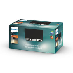 Philips WarmGlow LED 5049230P0 Spot d'éclairage de surface Noir Ampoule(s) non remplaçable(s) 9 W F