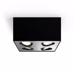 Philips WarmGlow LED 5049430P0, Spot d'éclairage de surface, Ampoule(s) non remplaçable(s), 4 ampoule(s), LED, 18 W, 2700 K