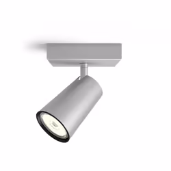 Philips myLiving Spot, Spot d'éclairage de surface, GU10, 1 ampoule(s), LED, 220-240 V, Aluminium