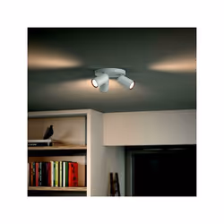 Philips myLiving Spot, Spot d'éclairage de surface, GU10, 3 ampoule(s), LED, 220-240 V, Blanc