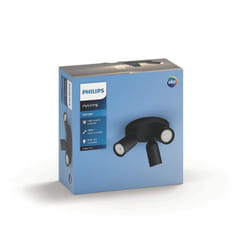 Philips myLiving 5058330PN Spot d'éclairage de surface Noir GU10 LED