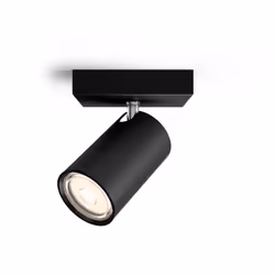 Philips myLiving 5059130PN, Spot d'éclairage de surface, GU10, 1 ampoule(s), LED, 220-240 V, Noir