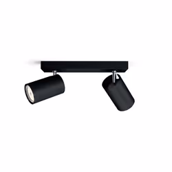 Philips myLiving 5059230PN, Spot d'éclairage de surface, GU10, 2 ampoule(s), LED, 220-240 V, Noir