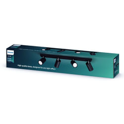Philips myLiving 5059430PN Spot d'éclairage de surface Noir GU10 LED