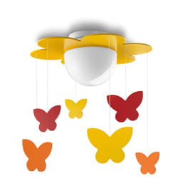 Philips myKidsRoom 4009634P0 éclairage de plafond Jaune E27 LED