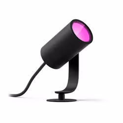 Philips Hue White and Color ambiance Spot extérieur Lily, Eclairage intelligent par suspension, Noir, LED, Ampoule(s) non rem ...