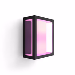 Philips Hue White and Color ambiance Applique murale extérieure Impress, Éclairage mural intelligent, Noir, LED, Ampoule(s) n ...
